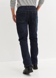 Jeans termici elasticizzati con taglio comfort loose fit, straight, John Baner JEANSWEAR
