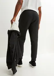 Pantaloni da jogging termici con fodera effetto peluche, bonprix