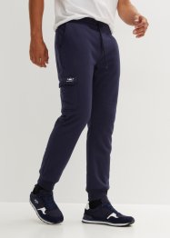 Pantaloni da jogging termici con tasche cargo e fodera effetto peluche, bpc bonprix collection