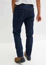 Jeans termici con elastico in vita regular fit, straight, bonprix