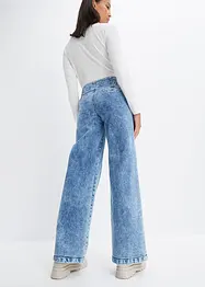 Jeans wide leg con bottoni decorativi, bonprix