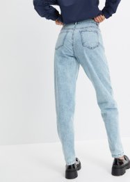 Jeans barrel shape con impunture, RAINBOW