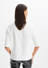 Maglia con stampa glitterata, RAINBOW