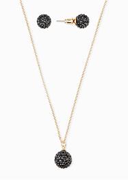 Collana e orecchini con zirconia, bpc bonprix collection