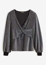Maglia glitterata con nodo, bpc selection