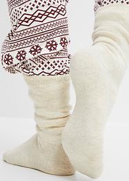Calzini termici (pacco da 4 paia) con interno in spugna e cotone biologico, bpc bonprix collection
