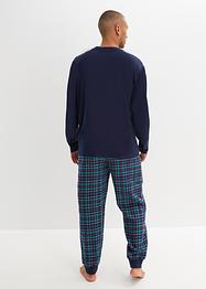Pigiama con pantaloni in flanella, bpc bonprix collection