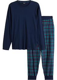 Pigiama con pantaloni in flanella, bpc bonprix collection