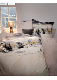 Biancheria da letto double-face con paesaggio invernale, bpc living bonprix collection