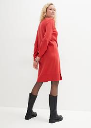 Abito in maglia al ginocchio con spacchi, bpc bonprix collection