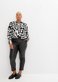 Pantaloni in similpelle con piega, BODYFLIRT