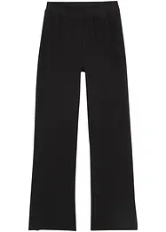 Pantaloni svasati  con spacchi in misto cotone biologico, bonprix