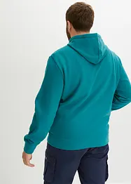 Felpa con cappuccio in puro cotone, bonprix