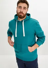 Felpa con cappuccio in puro cotone, bonprix