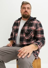 Camicia in flanella a maniche lunghe con cappuccio rimovibile, RAINBOW