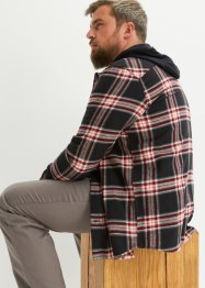 Camicia in flanella a maniche lunghe con cappuccio rimovibile, RAINBOW