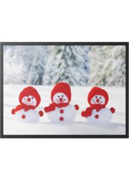 Zerbino con motivo natalizio di pupazzi di neve, bpc living bonprix collection