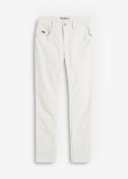 Pantaloni in velluto elasticizzato con cuciture a contrasto, slim fit, John Baner JEANSWEAR