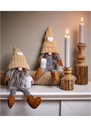 Statuette decorative natalizie (set 2 pezzi), bpc living bonprix collection