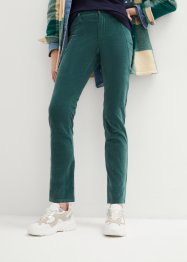 Pantaloni in velluto elasticizzato con cinta comoda, bpc bonprix collection