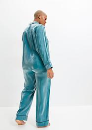 Pigiama in satin con effetto lucido, bpc bonprix collection