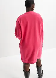 Abito oversize in morbida felpa di misto cotone, bonprix