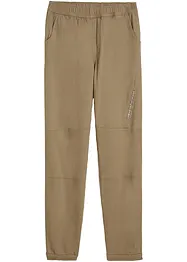 Pantaloni termici in twill con elastico in vita, loose fit, bonprix