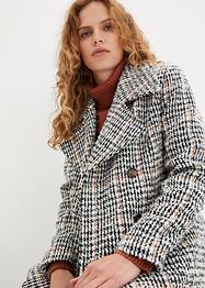 Cappotto bouclé in pied de poule, bpc bonprix collection