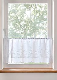 Tenda a vetro a 2 veli con ricami, bpc living bonprix collection
