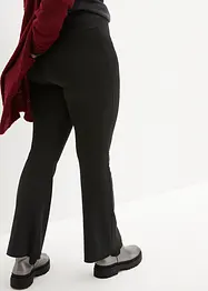 Leggings termici svasati con cinta elastica a vita alta, bonprix