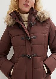 Giacca imbottita con cappuccio e alamari, bpc bonprix collection