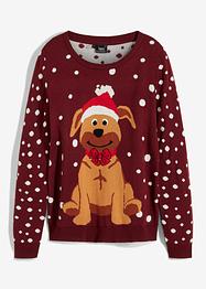 Maglione natalizio a maglia fine, bpc bonprix collection