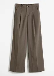 Pantaloni con pinces a quadri e catenina staccabile, bonprix