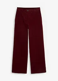 Pantaloni di velluto a coste in cotone biologico elasticizzato, bonprix