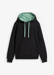 Felpa con cappuccio in puro cotone biologico, bonprix