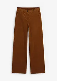 Pantaloni di velluto a coste in cotone biologico elasticizzato, bonprix