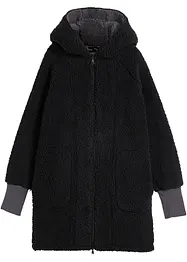 Giacca in pile teddy oversize, bonprix