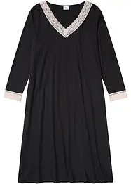 Camicia da notte con viscosa e pizzo, bonprix