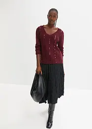 Maglione con paillettes, bonprix