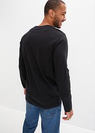 Maglia a maniche lunghe natalizia in cotone biologico, RAINBOW