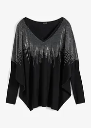 Maglione con strass, bonprix