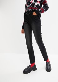 Jeans termici con gambe diritte e cinta comoda, bpc bonprix collection