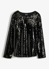 Blusa in paillettes, bonprix