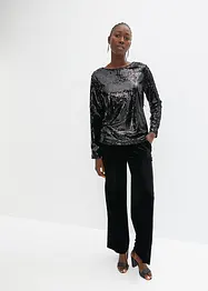 Blusa in paillettes, bonprix