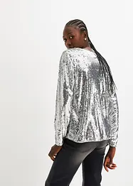 Blusa in paillettes, bonprix