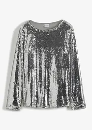 Blusa in paillettes, bonprix