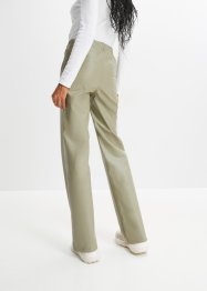 Pantaloni in similpelle con gambe larghe, RAINBOW