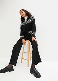 Pantaloni larghi in punto di Roma, bpc bonprix collection