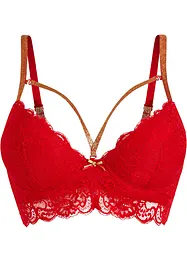 Reggiseno con coppe preformate, ferretto e poliammide riciclata, bonprix