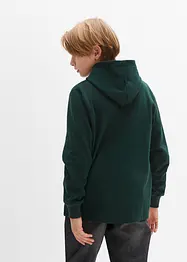Felpa con cappuccio in misto cotone morbido, bonprix
